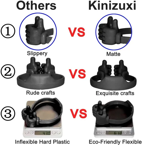 Miniatura 2 de Kinizuxi Soporte de Pulgar para Celular de Escritorio para Navidad, Soporte Universal Flexible para Celular para Soporte de Tableta, Soporte