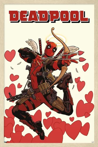 Miniatura 6 de Marvel Comics Deadpool - Póster de pared de Cupido, 22.4 pulgadas de largo x 14.7 pulgadas de ancho, versión premium sin marco