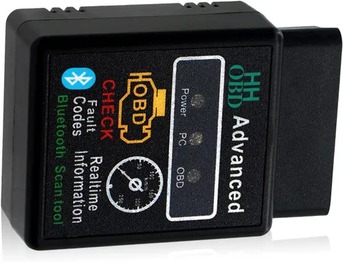 1 herramienta de diagnóstico Bluetooth OBD2 para automóvil, monitoreo en tiempo real ELM327 V2.1 lector de código, mini escáner antiinterferencias