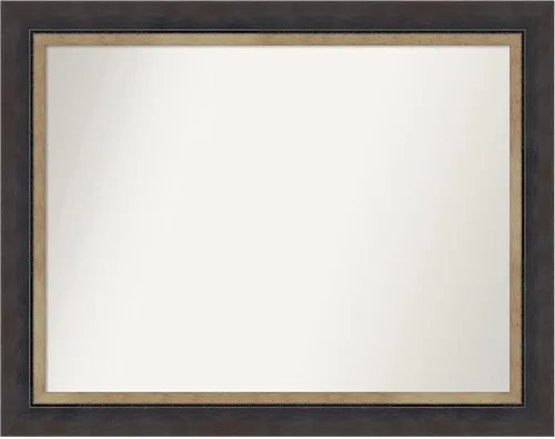 Miniatura 148 de Amanti Art Espejo personalizado, espejo de baño negro Astor, espejo de pared o espejo de tocador de baño sobre el fregadero (25 x 25 pulgadas)