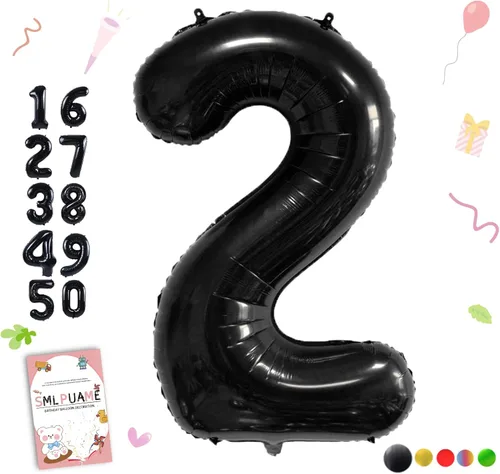 Miniatura 33 de Globos de números de 40 pulgadas del 0 al 9 dorados grandes del número 0, globos digitales para suministros de decoración de celebración de fiesta