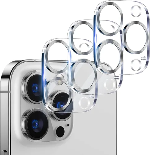 Miniatura 72 de UniqueMe para Paquete de 3 Protectores de Lente de Cámara para iPhone 15 Pro/iPhone 15 Pro Max, [Protección contra Caídas] [Compatible con Fundas]