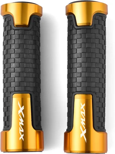 Miniatura 8 de Universal for Y&AMAHA Xmax 125 250 300 400 Motorcycle Handlebar Grips Racing Handle Grips Aluminium Comfortable Soft Rubber Hand Bar Grip