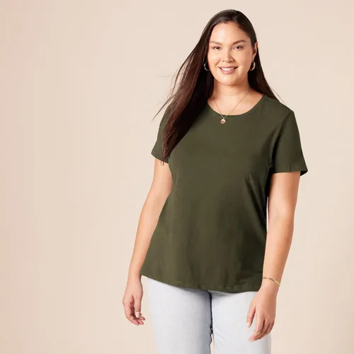 Miniatura 359 de Amazon Essentials Women's Regular-Fit Short-Sleeve Crewneck T-Shirt