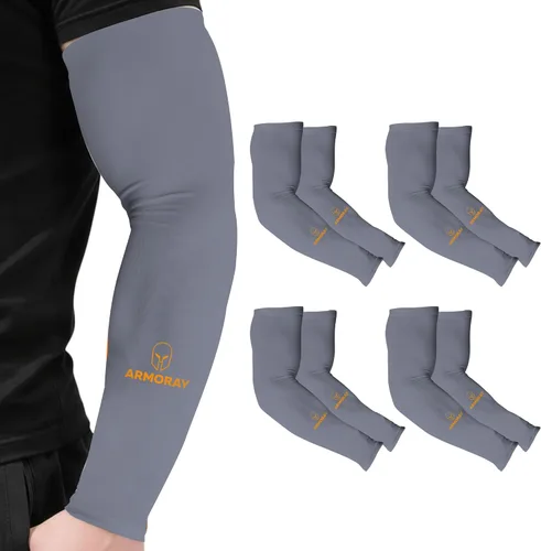 Miniatura 140 de ARMORAY - Mangas de brazo para hombres o mujeres; para cubrir tatuajes; de enfriamiento, para practicar deportes, básquetbol, golf, fútbol