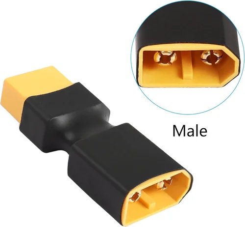 Miniatura 3 de XT60 macho a hembra conector sin adaptador de cable, adaptador de conector XT60 para RC FPV coche avión drone LiPo batería etc XT60 conversión