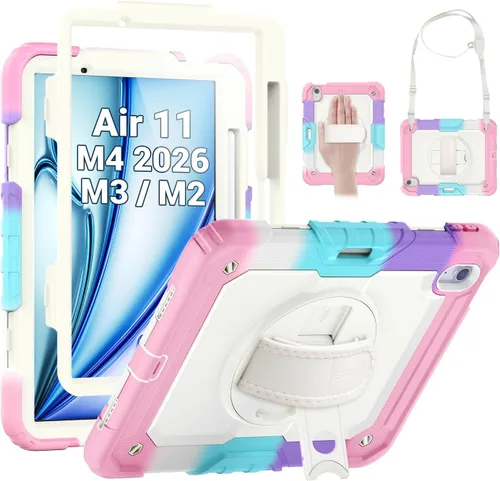 Miniatura 20 de SEYMAC para iPad mini 5/ Mini 4 Funda de 7.9 Pulgadas, Funda Protectora de Cuerpo Completo Resistente a Golpes con Protector de Pantalla, Soporte