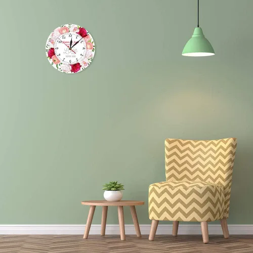 Miniatura 7 de The Geeky Days A True Love Story Never Ends Nombre personalizado Fecha de matrimonio Reloj de pared de cuarzo silencioso moderno Reloj de pared