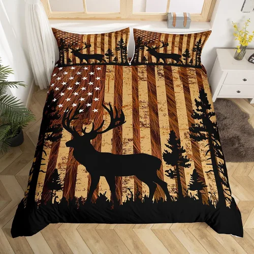 Miniatura 23 de Feelyou Juego de ropa de cama de animales del zoológico, tamaño individual, funda de edredón de animales de dibujos animados para adolescentes