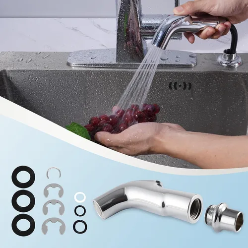 Miniatura 4 de Hygie Rinse Accesorio universal para rociador de fregadero para grifo, cabezal rociador lateral de cocina compatible con Delta, Moen, Kohler y otras