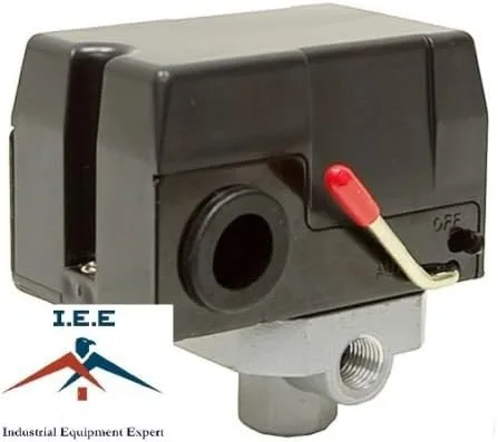 Miniatura 2 de 412024-E compatible/reemplazo Compresor de aire Interruptor de presión 135 PSI MAC2400 MAC5200 AC700
