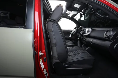 Miniatura 8 de Tomatoman Tacoma - Fundas de asiento delantero compatibles con Toyota Tacoma 2005-2022 2023 2024 2025 2026 Camiones Access Crew Extended Double Cab