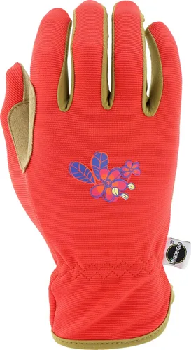 Miniatura 6 de Miracle-Gro MG86201 Guantes de palma de cuero sintético