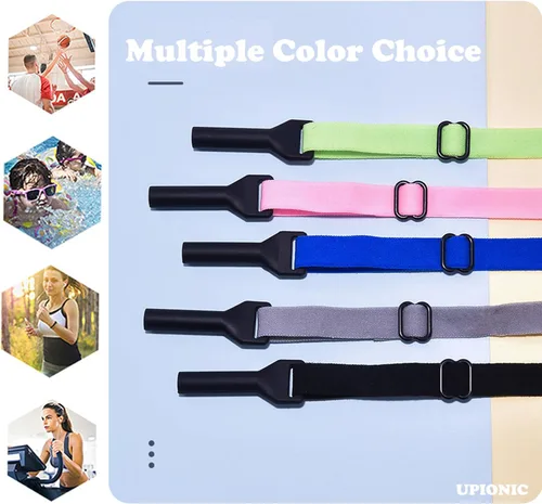 Miniatura 6 de Correa ajustable para lentes para niños, 5 correas sin cola, correa de soporte para lentes para niños y niñas Rosa
