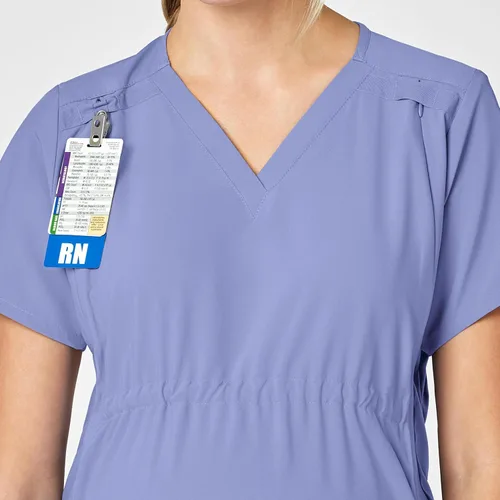 Miniatura 5 de WonderWink Top de maternidad con cuello en V