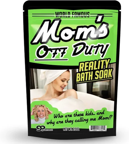 Miniatura 2 de Mom's Off Duty Bath Soak – Sales de baño moradas de lujo, regalos divertidos para novia para mejores amigas, regalos de baño y cuerpo para mujeres