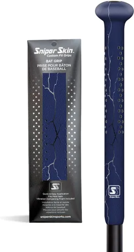 Miniatura 9 de SNIPER SKIN Agarre de bate de béisbol y sóftbol Envoltura de agarre de bate de repuesto Fácil instalación Duradero Impermeable Adherente
