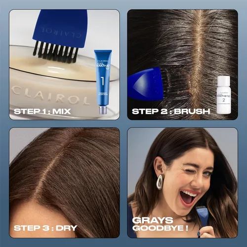 Miniatura 5 de Clairol Root Touch-Up de Nice'n Easy - Tinte permanente para el cabello, color caoba claro 6R/Marrón rojizo claro, paquete de 2 6R castaño