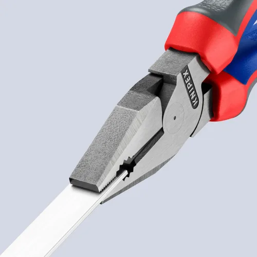 Miniatura 9 de KNIPEX Herramientas - Alicates combinados de alto apalancamiento, multicomponente (202200), 8 pulgadas
