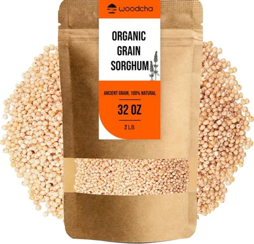 Sorgo orgánico de grano entero de 2 libras - Grano antiguo sin gluten | Alta fibra y proteína a base de plantas | Mejor que el arroz y la quinua |