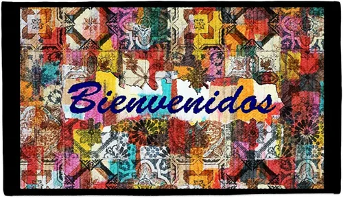 Miniatura 34 de Kashi Home Alfombra de cocina, alfombra de área impresa, piso duradero, tapete para puerta, alfombra antideslizante de granja, respaldo de látex