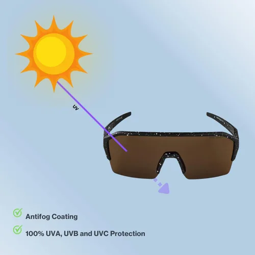 Miniatura 7 de ALPINA Gafas de ciclismo que mejoran el contraste y a prueba de roturas para hombres y mujeres, 100% protección UV, RAM HR Q-LITE