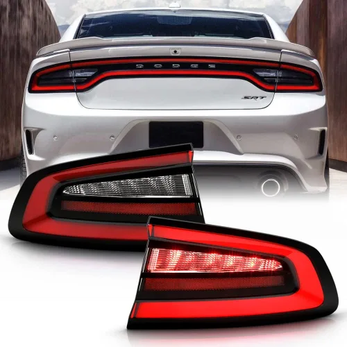 Miniatura 9 de KEEKPO - Para Dodge Charger 2015-2022 Estilo Fábrica Luz Trasera Lámpara de Freno Montada en el Cuerpo Exterior de Repuesto Lado del Pasajero Rojo