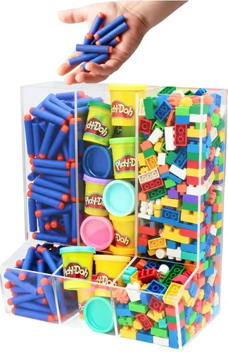 Miniatura 10 de SimplyImagine Organizador de Juguetes Colgante de Acrílico con Compartimento Único para Organización y Almacenamiento en el Hogar - Organizador