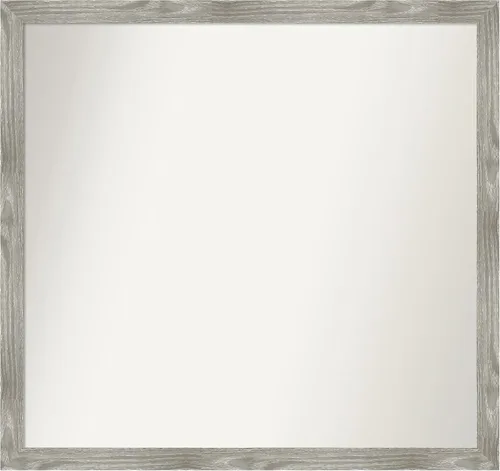 Miniatura 445 de Amanti Art Espejo personalizado, espejo de baño gris plomo a rayas, espejo de pared o espejo de tocador de baño sobre el fregadero