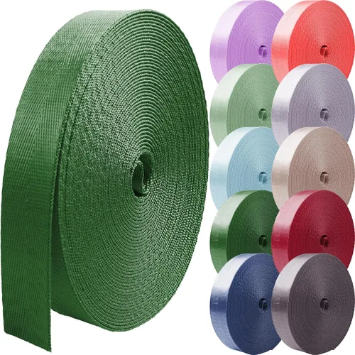 Miniatura 13 de Correas de nailon de 1 pulgada 1.5 pulgadas 2 pulgadas correa de nailon correas de mochila, 10 25 50 3.3 yardas correas Luz roja