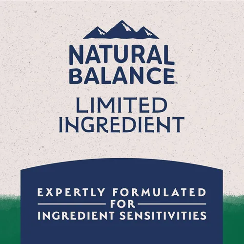 Miniatura 7 de Natural Balance Alimento seco para perros adultos de ingredientes limitados con granos saludables, receta de cordero y arroz integral, 12 libras