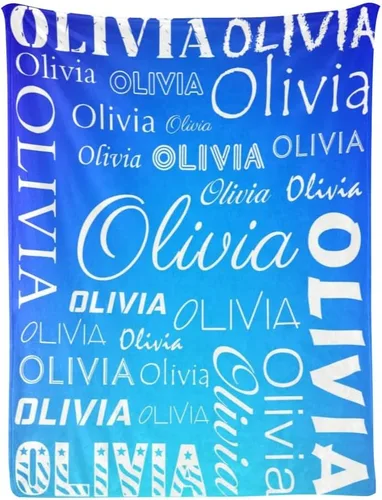 Miniatura 12 de Manta de bebé personalizada con nombre, manta personalizada con nombre, manta personalizada para adultos, niños, cumpleaños, Navidad, Día