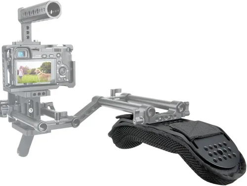 Miniatura 2 de NICEYRIG Almohadilla de hombro para cámara con placa de montaje de queso para sistema de soporte de plataforma de hombro de 0.591 in, videocámara