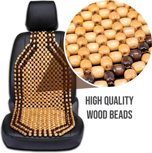 Miniatura 4 de Zento Deals cojín de confort para asiento con cuentas de madera