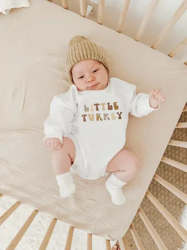 Miniatura 2 de FYBITBO Traje de Navidad para bebé niña y niño, sudadera de Papá Noel, enterizo, suéter para mi primera Navidad, otoño e invierno