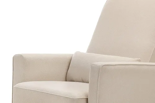 Miniatura 9 de Silla giratoria tapizada DaVinci Olive; incluye un otomano, Crema