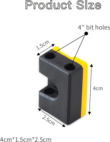 Miniatura 3 de Uniqwamo Soporte de brocas compatible con Dewalt 20 V, organizador de brocas compatible con taladros que llevan hasta 4 brocas en el lateral de tu