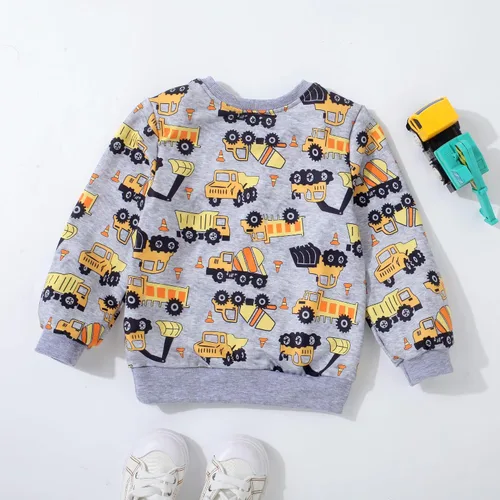 Miniatura 3 de Popshion - Sudaderas de dinosaurios para niños, pulóveres deportivos de caricaturas de manga larga, tallas 1-7T