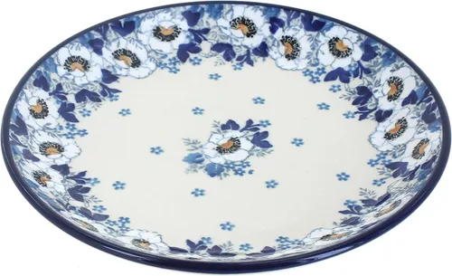 Miniatura 10 de Blue Rose - Plato de postre Blue Alyce - 7.75 pulgadas de diámetro - Hermoso plato para pasteles, aperitivos o aperitivos