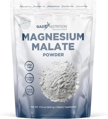 Miniatura 13 de Gade Nutrition - Polvo de carbonato de magnesio puro 17.64 oz, 875 mg por porción, 571 porciones Sin OMG, sin gluten, sin relleno, altamente