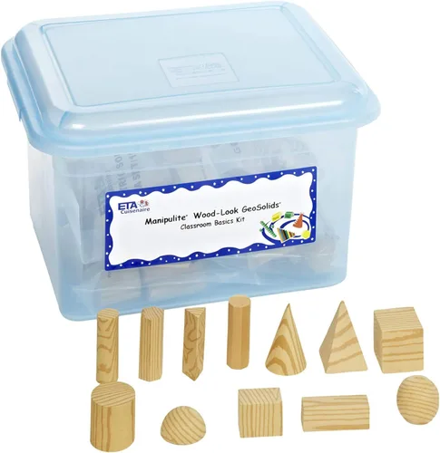 Miniatura 2 de hand2mind Geobloques de espuma Manipulite con aspecto de madera