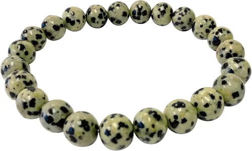 Miniatura 84 de Gem Avenue Handmade Round Bead Stretch Bracelet Unisex Natural Stone Beaded Jewelry for Men & Women, Elastic Wristband for Daily Wear