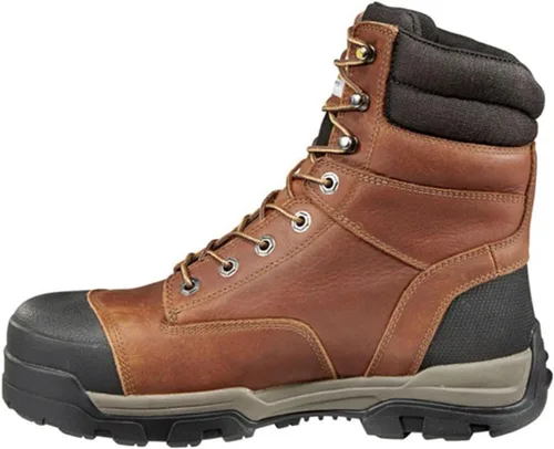 Miniatura 3 de Carhartt Botas industriales Cme8355 con punta compuesta impermeable de 8 pulgadas para hombre, Marrón