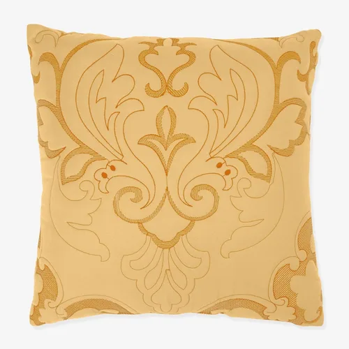 BrylaneHome Amelia Almohada Cuadrada - Oro Miel Miel Gold