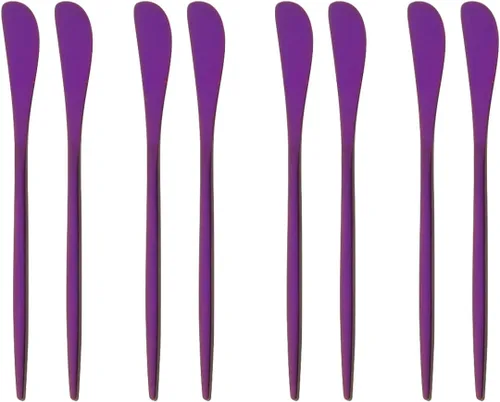 Miniatura 9 de Puzhler 8 piezas de cuchillo de mantequilla de espejo cuchillo de postre de queso cuchillo de mermelada de acero inoxidable cuchillo de cocina