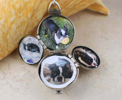 Miniatura 6 de Sapphire Crystal Multi Photo Locket