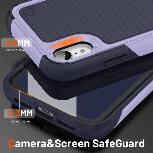 Miniatura 97 de Jeylly Funda para iPhone SE/Funda para iPhone 5S, Exterior de Plástico Duro que Absorbe Golpes + Interior de Silicona de Goma Defensor contra