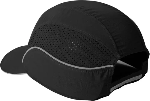 Miniatura 5 de TIHEEN Gorra de seguridad unisex, estilo gorra de béisbol con rayas reflectantes, ligera y transpirable, gorra de protección para la cabeza