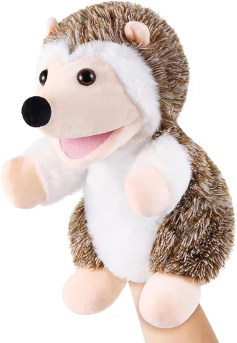 Miniatura 8 de Marionetas de Mano de Animales de 11 Pulgadas Safari Selva Zoológico Bosque Títere Selva Tropical Pastizales Animales Juego de Roles para Niños