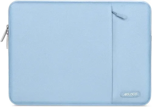 Miniatura 59 de MOSISO Funda vertical de poliéster con bolsillo para laptop de 15, 15.6 y 16 pulgadas, para computadora MacBook Pro 16 M4, M3, M2 y M1, HP, Acer